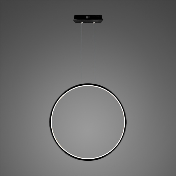 Pendelleuchte Led Ring No.1 X 80cm 4k 43W Schwarz