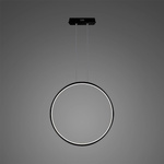 Pendant Lamp Led Ring No.1 X Φ60cm in 3k black dimmable Altavol Design