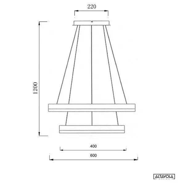 Led Pendelleuchte Billions No.2 60cm - 4k