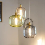 Polar - pendant lamp amber