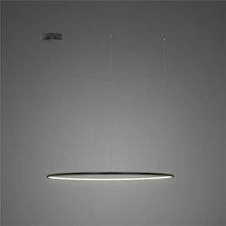 Pendant Lamp Led Ring No.1 CO Φ60 cm in 3k black dimmable Altavola Design