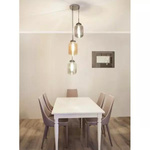 LONDON LOFT No. 2 CO3 CBS – Glass chandelier  Altavola Design