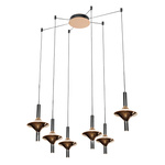 Chandelier Spinoza gold