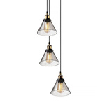 NEW YORK LOFT No. 1 CO – Glass chandelier  Altavola Design