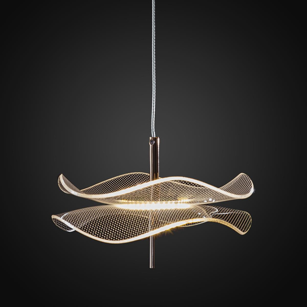 Pendelleuchte Mariposa gold
