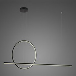 Pendant Lamp LINEA No.2 Φ60 cm black 3k Altavola Design