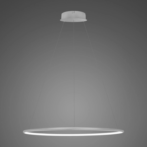 Pendant Lamp Led Ring No.1 60  in 3k silver dali