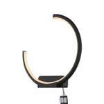 Altavola Design: Wall Lamp Led Ring no.1 moon in 3k black