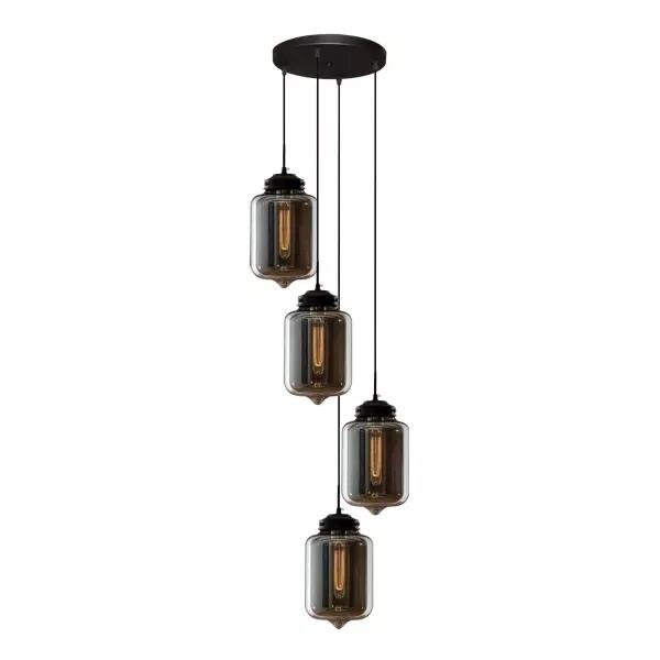 LONDON LOFT No. 2 CO4  S – Glass chandelier  Altavola Design