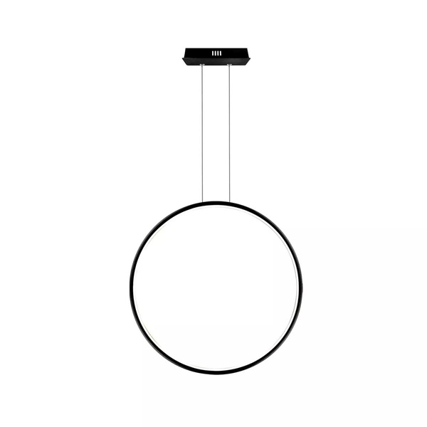 Pendant Lamp Led Ring No.1 X Φ80cm in 3k 43W black Altavola Design