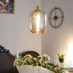Polar - pendant lamp amber