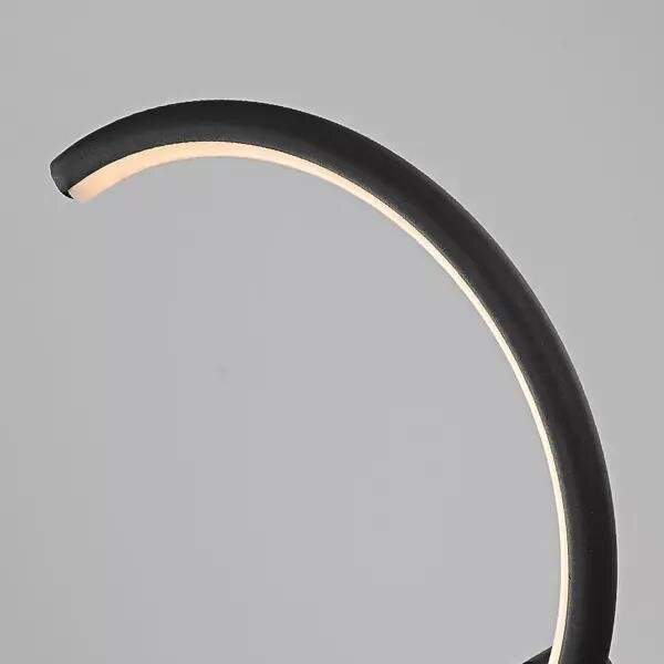 Altavola Design: Wall Lamp Led Ring no.1 moon in 3k black