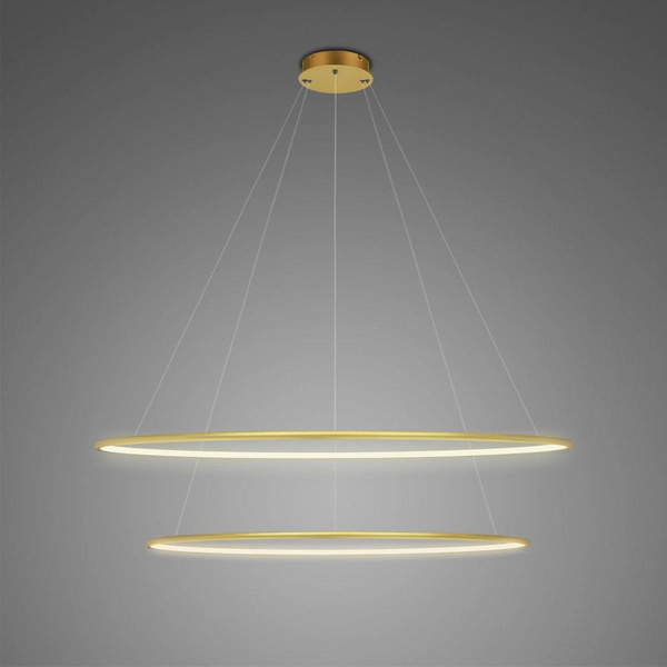 Pendelleuchte Led Ring No.2 100 cm 3k golden dimmbar