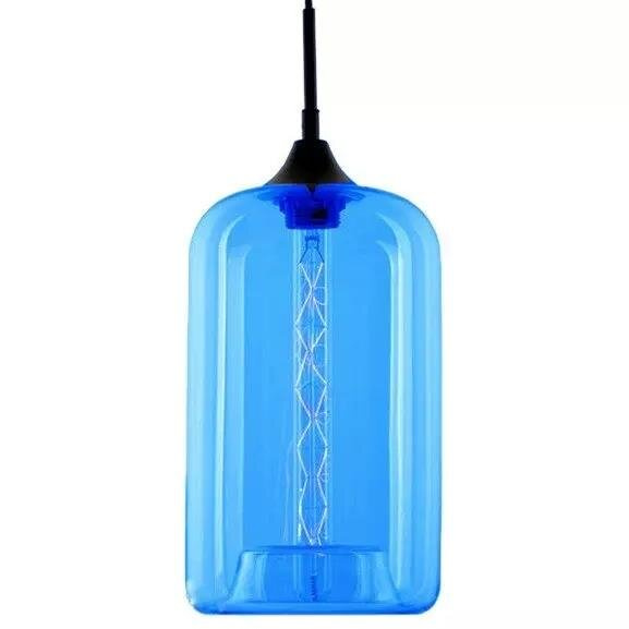 LONDON LOFT NO. 4 BL – Glass pendant lamp  Altavola Design