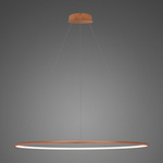 Pendant Lamp Led Ring No.1 Φ120 cm in 3k copper dimmable Altavola Design