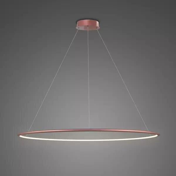 Pendant Lamp Led Ring No.1Φ100 cm rose gold in 3k dimmable Altavola Design