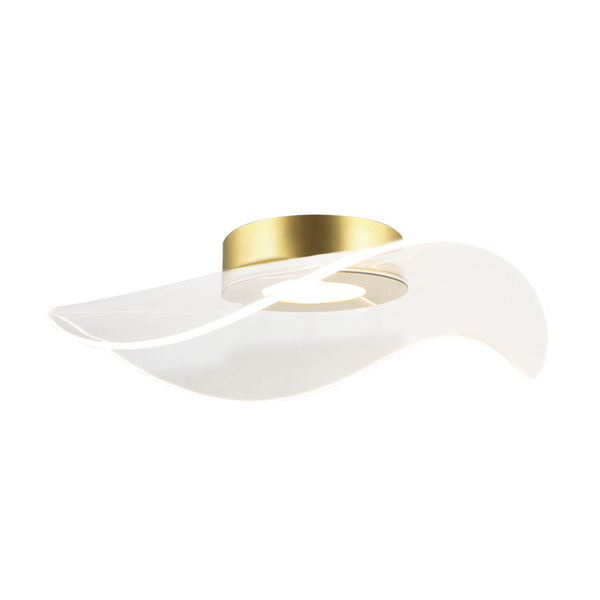 Led ceiling Velo No. 1 gold Altavola Design 
