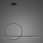 Pendant Lamp LINEA No.2 100 Φ40 cm black 3k Altavola Design