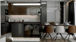 Pendelleuchte Led LINEA No.2 40cm 4k schwarz Dali