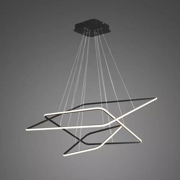 Pendant Lamp Led Quadrat No.3 black out 4k Altavola Design