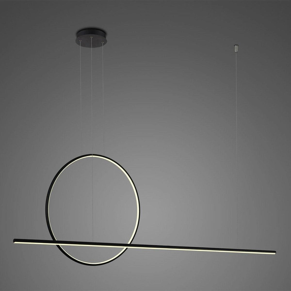 Pendant Lamp LINEA No.2 Φ60 cm black 4k sciemnialna  Altavola Design