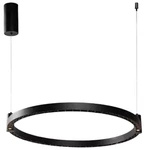 Pendant lamp LED Diamante No.2  CO1 100 cm black Altavola Design 