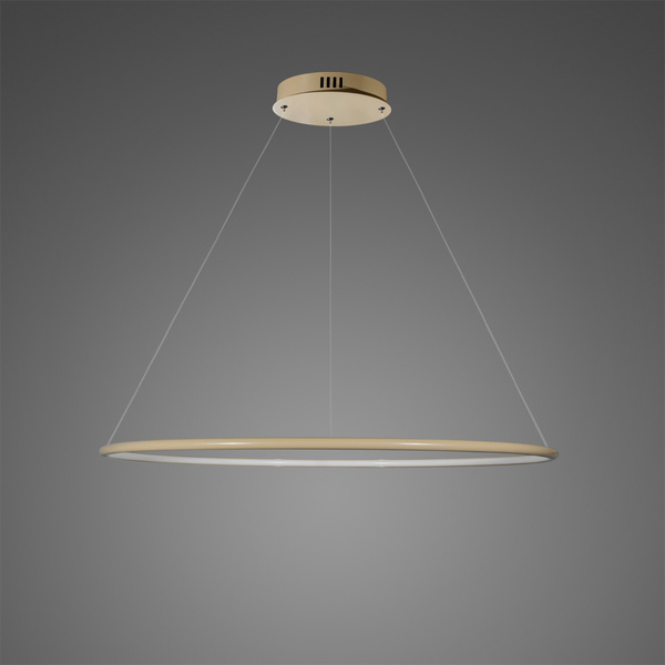 Pendant Lamp Led Ring No.1 Φ60 cm in 3k mocha