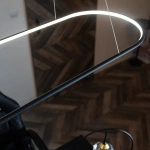 Pendelleuchte Led Ring Oval No.1 4k schwarz