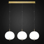  Exclusive LED hanging white gold lamp Apple CL3 Altavola Design