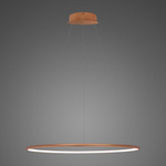 Pendant Lamp Led Ring No.1 Φ60 cm in 3k copper Altavola Design