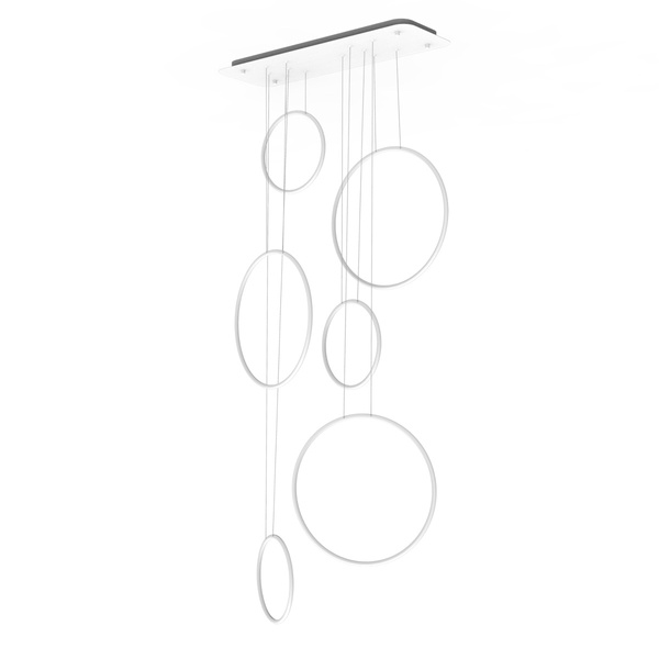 Altavola Design: Pendant Lamp Led Ring no. 8  - 90 cm in 4k white_dimmable
