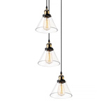 NEW YORK LOFT No. 1 CO3 – Glass chandelier  Altavola Design