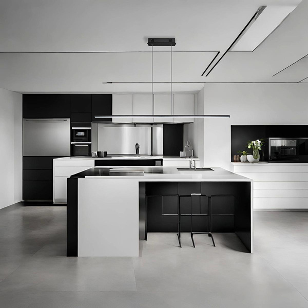 Pendelleuchte Led LINEA No.1 120cm 3k schwarz  Dali