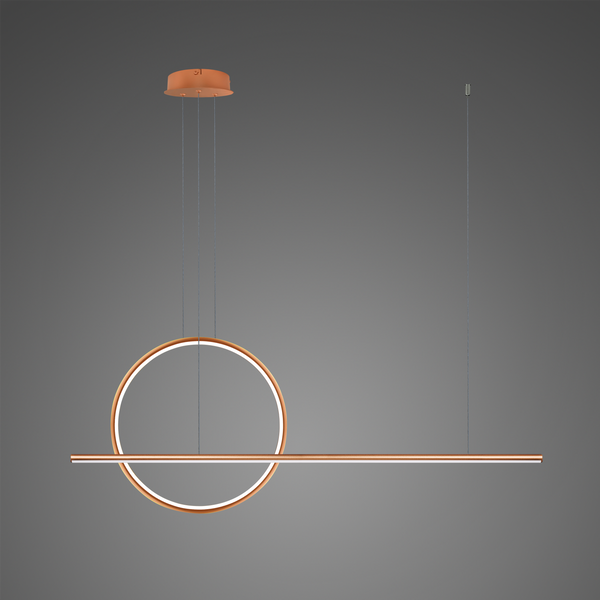 Pendelleuchte Led LINEA No.2 120 40cm kupfer 4k