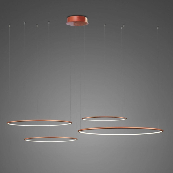Pendant Lamp Led Ring No.4 100 cm in 3k  copper  dali