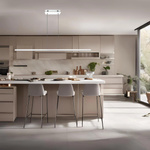 Pendant Lamp LINEA No.1 90cm white 4k 