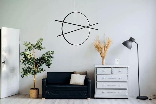 Pendant Lamp LINEA No.3 black 4k dali