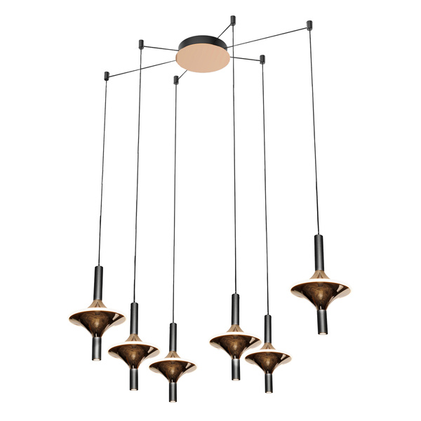 Chandelier Spinoza gold
