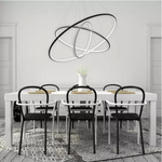 Pendant Lamp Led Ring No.3 Φ100 cm in 4k black Altavola Design