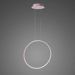 Pendant Lamp Led Ring No.1 X Φ60 cm in 4k rose gold Altavola Design