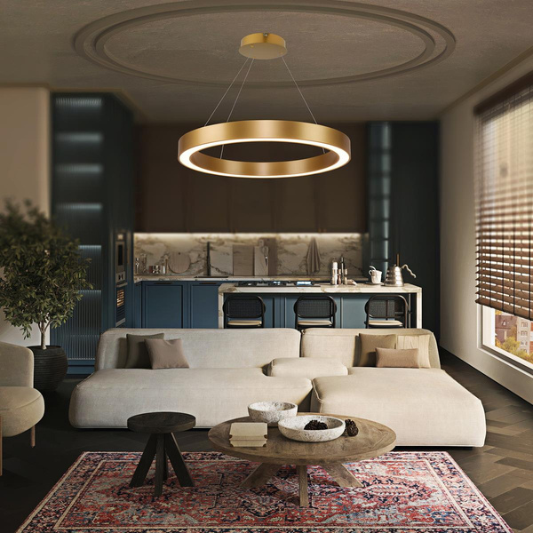 Led pendant light Billions No.4 Φ80 cm - 4k gold Altavola Design