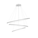Pendelleuchte Led Ring No.3 80cm 3k silver dimmbar