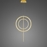 Pendant Lamp LINEA No.5 B Φ60/40 cm gold 3k Altavola Design