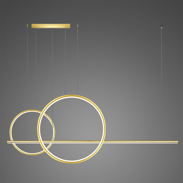 Pendant Lamp LINEA No.4 B Φ60/40 cm gold 3k Altavola Design