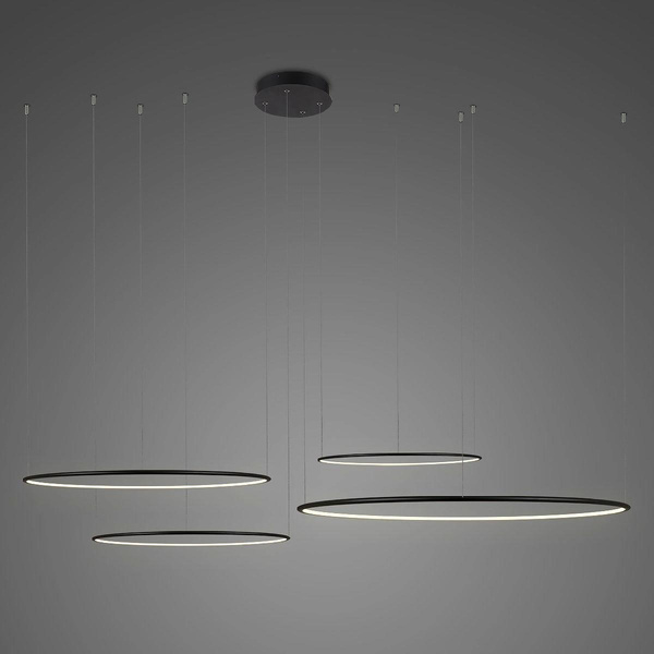 Pendelleuchte Led Ring No.4 100 cm 3k schwarz Dali