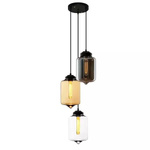 LONDON LOFT No. 2 CO3 CBS – Glass chandelier  Altavola Design
