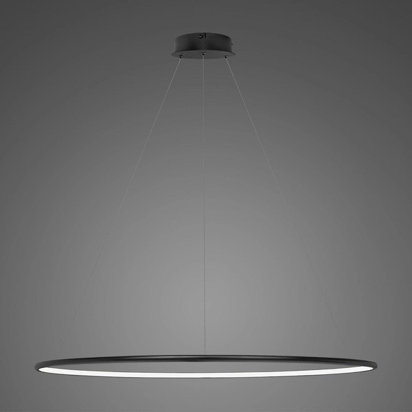 Pendant Lamp Led Ring No.1 black in 4k dimmable Altavola Design