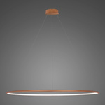 Pendant Lamp Led Ring No.1 Φ150 cm in 3k copper dimmable Altavola Design