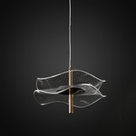 Pendant lamp Mariposa gold Altavola Design 