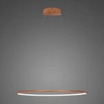 Pendant Lamp Led Ring No.1 Φ60 cm in 3k copper Altavola Design